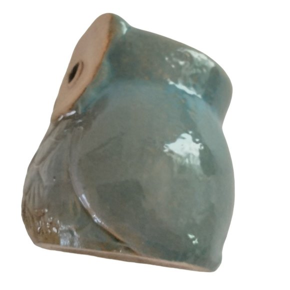 Ceramic Owls Flower Pot Planter Wildlife Forest Animal Figurine 3 inch - Picture 10 of 11